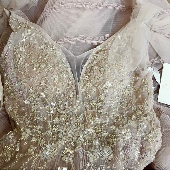 Mac Duggal Lavender Maxi Dress - Picture 5 of 11